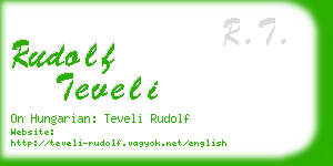 rudolf teveli business card